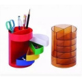 Bureau multifonctionnel Multicolor Cylinder Halder Rotatable Pen Crayer Solder